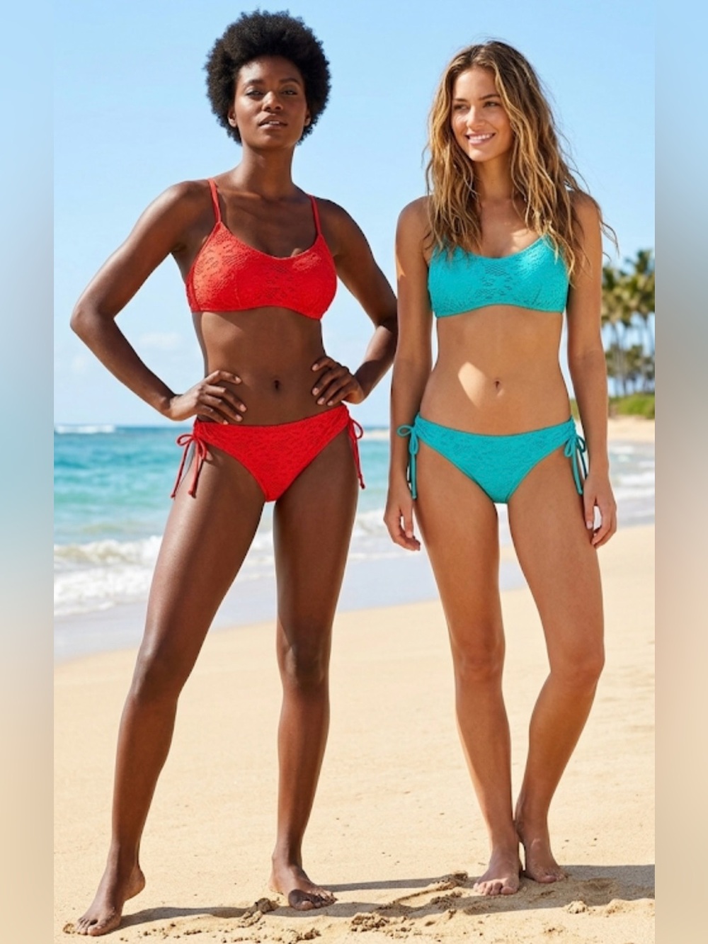 $15 Sale for Two Kenneth Cole reaction bikini bottoms size L